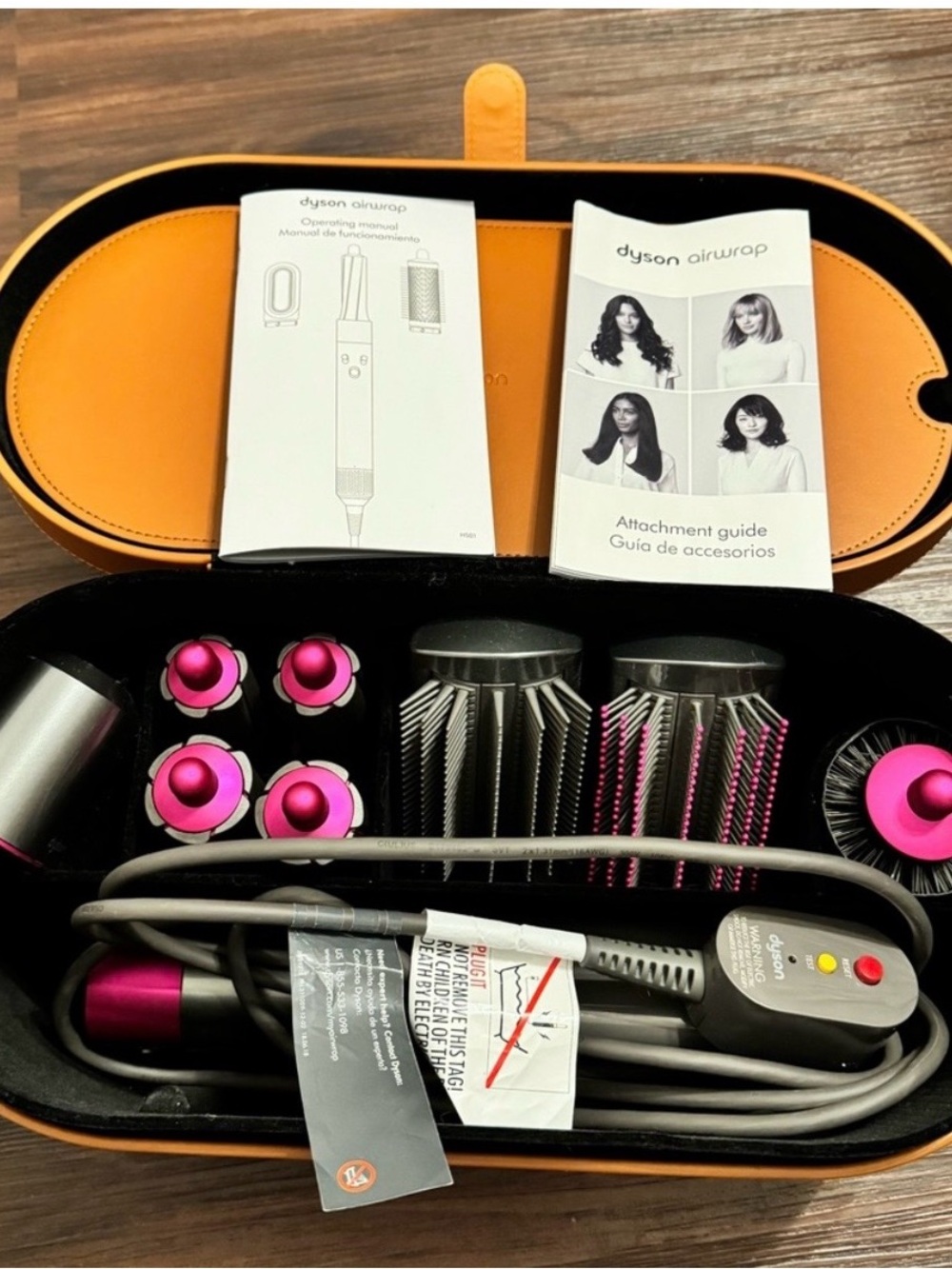 Dyson Airwrap Styling Set - Pink and Silver Accents